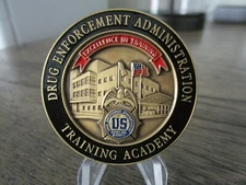 DEA Drug Enforcement Administration Training Academy Challenge Coin #773G