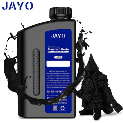 JAYO 1KG Photopolymer Resin Harz 405nm UV-Harz LCD SLA DLP 3D Drucker Schwarz