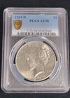 1934 D Peace Dollar - PCGS AU58