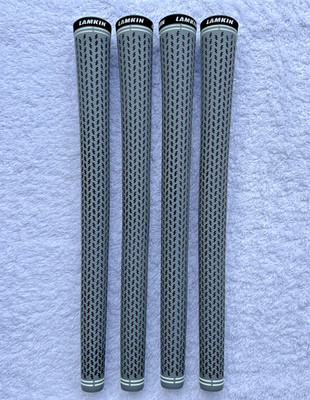 x4 Lamkin Crossline 360 Standard grau Golfgriffe + Band