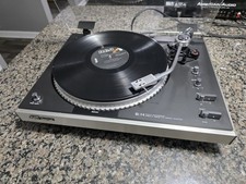 JVC QL-F4 Quartz Lock Direct Drive Turntable, Shure M95HE  NOS Shure M70EJ