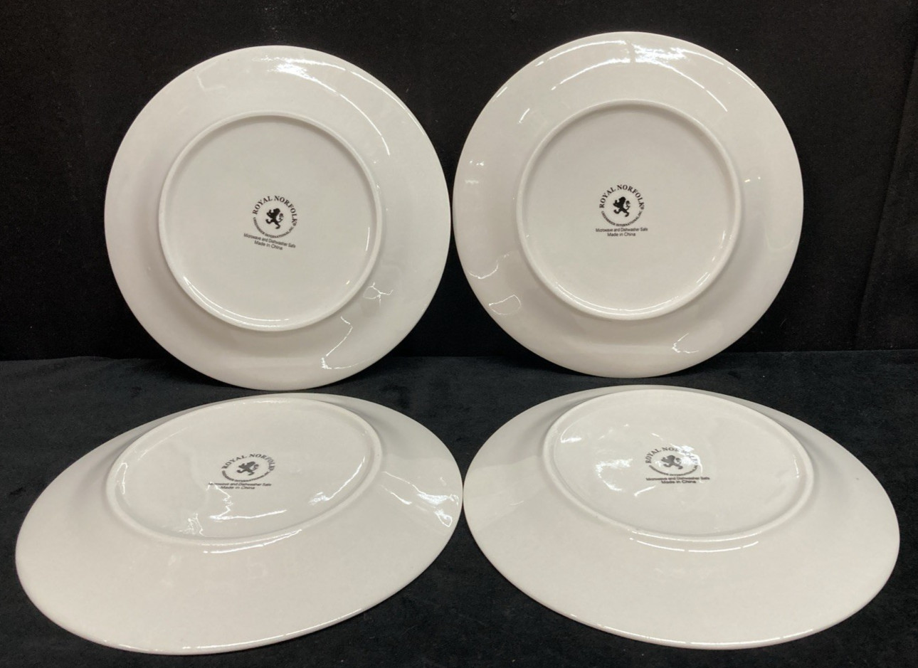 Royal Norfolk Bumble Bee Flower Dinner and Salad Plates Set of 8