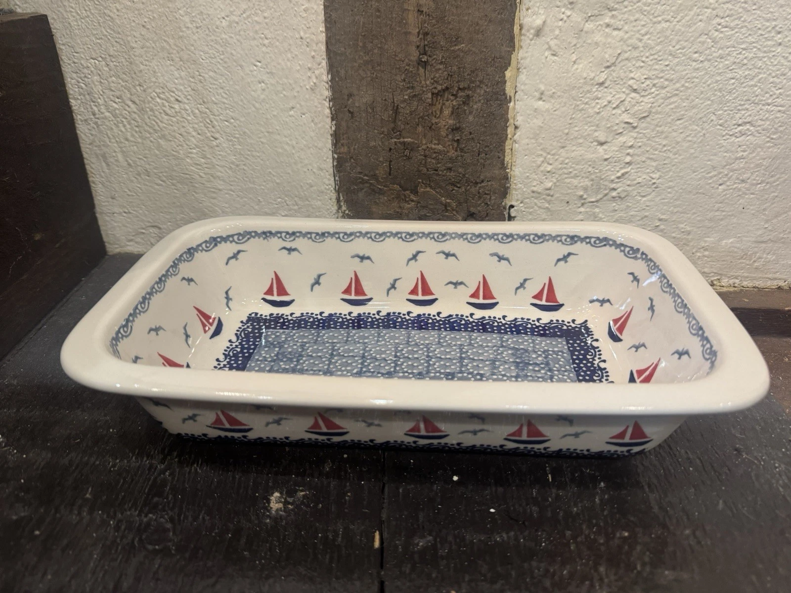 loaf tin Handmade Polish pottery Boleslawiec