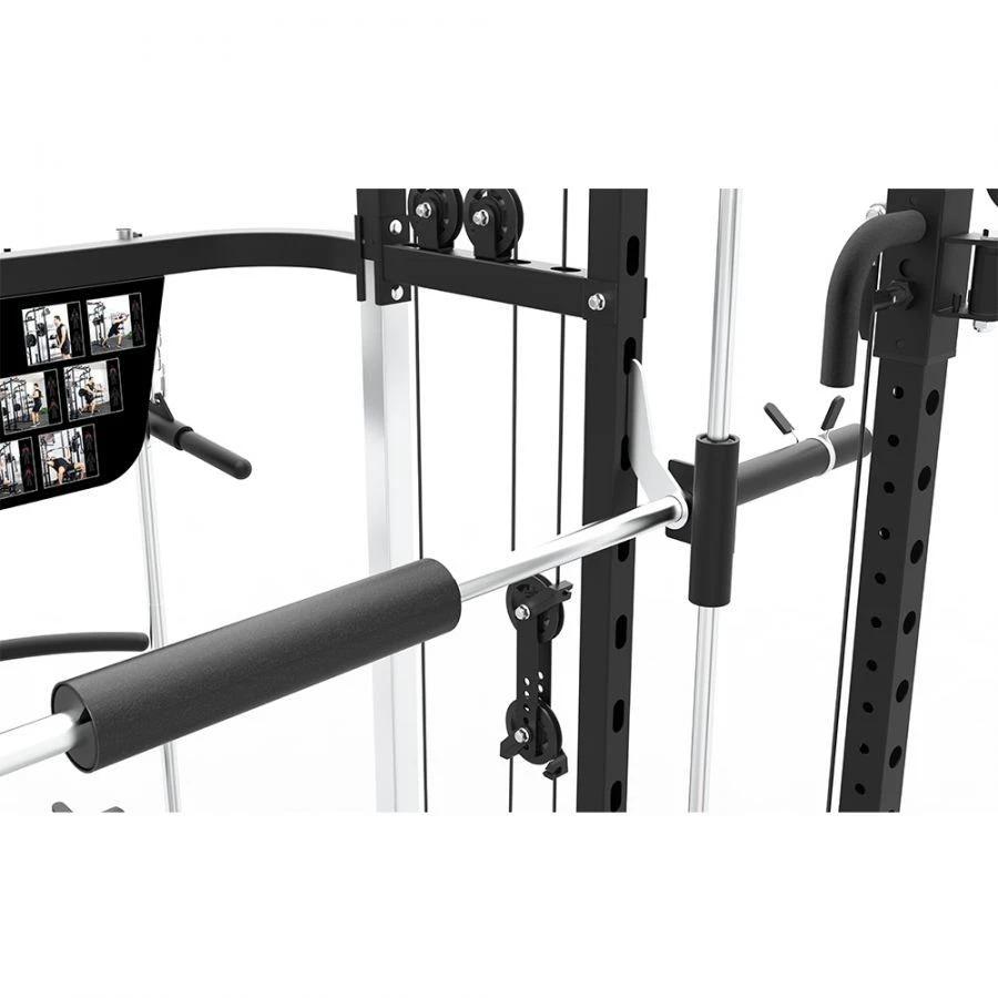 Toorx Asx-90 Stazione Palestra All In One 3 in 1 Dual Pulley Smith Machine Rack - Immagine 4 di 4