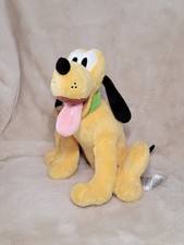 Disney Store Pluto If Found Return to Mickey Mouse 11" Stuffed Plush