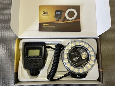 Bolt VM-160 LED MACRO RING LIGHT for Digital Photography