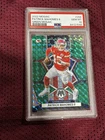 Patrick Mahomes 2022 Mosaic #256 Green Mosaic Prizm - KC Chiefs NFL 💎 PSA 10