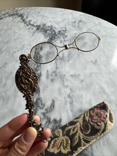 Victorian Gilt Metal Rococo Lorgnette