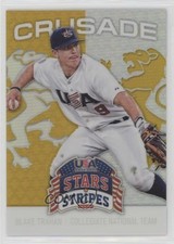 2015 Panini Stars and Stripes Crusade Gold 13/25 Blake Trahan #14 03rx