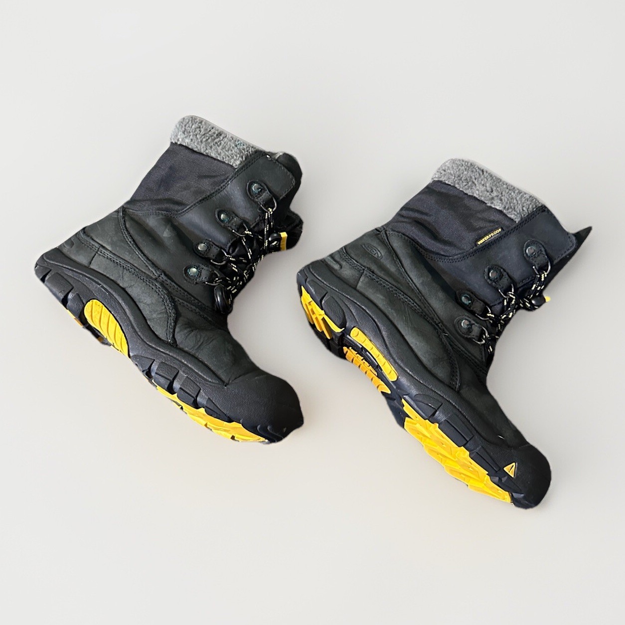 Stivali Keen Warm Basin neri punta a cappuccio impermeabili foderati 200 grammi taglia 6 1007845