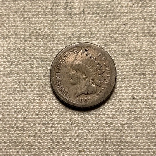 1861 INDIAN HEAD CENT - GOOD+