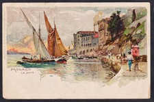 Monaco le Port postcard Ansichtskarte Postkar...