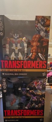 Tranformers Age of the primes Maximal Big Convoy and Razorclaw (BUNDLE)