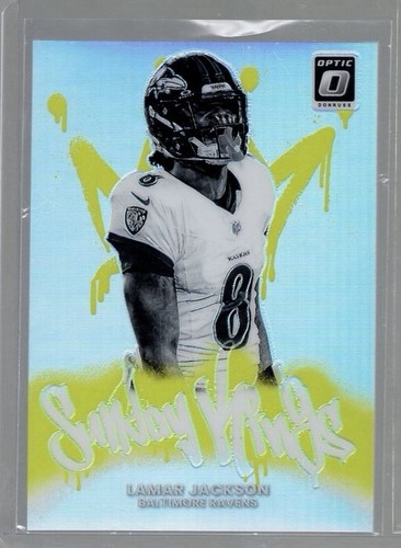 2025 Donruss Optic Lamar Jackson Base (RAW)