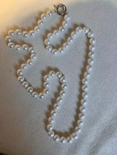 Genuine 10mm White South Sea Shell Pearl Round Beads Jewelry Long Necklace 36"