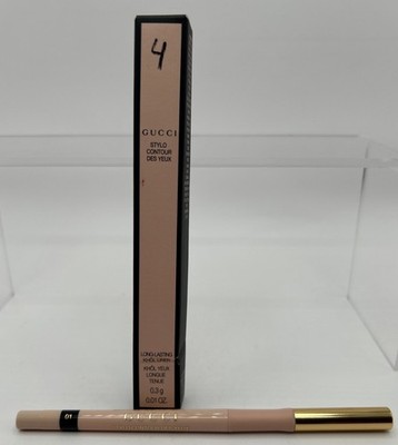 Gucci Stylo Contour Des Yeux Long Lasting Khol Eyeliner 01 Noir .01 oz NIB