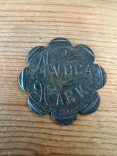 "AVOCA PARK" (5¢ - maverick token) MARIEMONT, OHIO