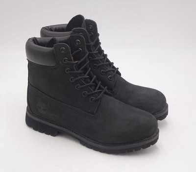Size 8 M - Timberland Premium 6-Inch Waterproof Boots in Black Nubuck