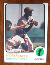 1973 TOPPS BASEBALL #50 ROBERTO CLEMENTE PITTSBURGH PIRATES EX U-7893