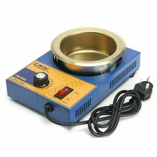 Elektrischer Schmelzofen Zinngießen Bleigießen Schmelztiegel Ø100mm AC220V DE