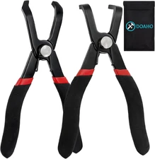 2PC Push Pin Pliers Set, 30° & 80° Automotive Clip Removal Tool Kit for Auto Uph