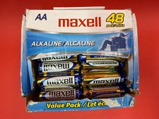 Maxell "AA" Batteries 48 pack 723443 ✅ ❤️️ ✅ ❤️ NEW OPEN BOX! ✅ ❤️️ ✅ ❤️ 0.15 per gallon