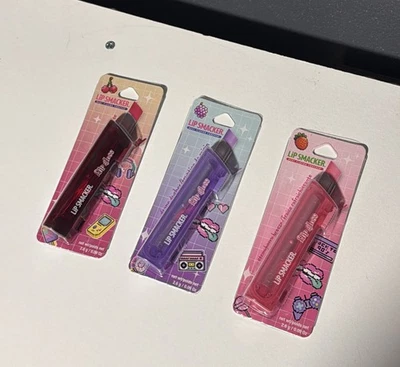 Lip Smacker Flip Gloss Set Strawberry Grape Cherry Fizz Brandneu 2026 Komplett - Bild 1 von 4