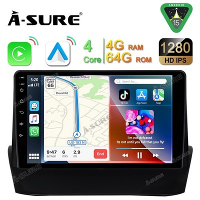 4G+64G Android 15 Autoradio Navi WIFI GPS BT Für Ford Fiesta MK6 bj. 2008-2016
