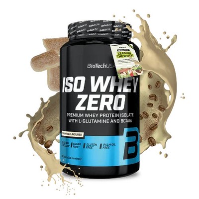 BioTech USA Iso Whey Zero Protein Pulver 908g