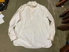 CIVIL WAR US UNION CSA CONFEDERATE FOUR BUTTON OFF WHITE MUSLIN SHIRT-LARGE
