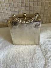 Primark gold square occasion bag