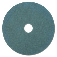 3M 20264 27 in. Ultra High-Speed Floor Burnishing Pads 3100 - Aqua (5/CT) New