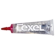 Sashco 13013-2 13013 5oz Sealants Clear Lexel Adhesive Caulk, 5-Ounce