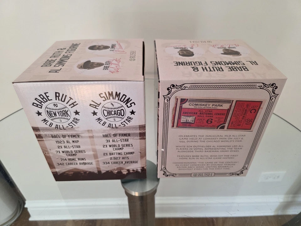 2025 White Sox Babe Ruth & Al Simmons 7/6/1933 All-Star Game SGA 8/30/25 New #3 - Image 2 of 3