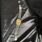 Vintage Seiko 7N43-8111 Quartz Watch Two-Tone Gold Day-Date Parts / Repair