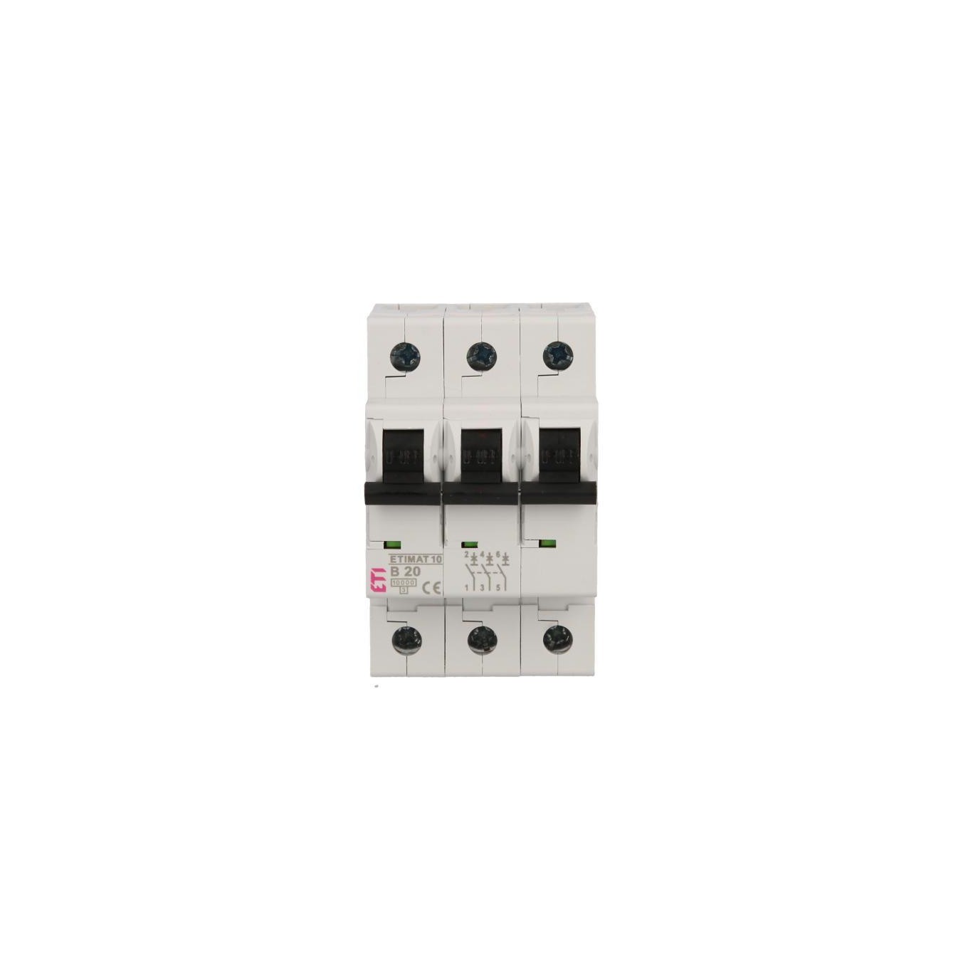 3P B 20A 10kA AC ASTI-ETIMAT 10 002125717 Overcurrent Switch
