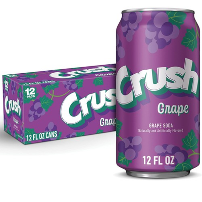 #ad Crush Grape Soda 12 x 12 fl oz – Classic Grape Flavor in Every Can Free Ship $8.39