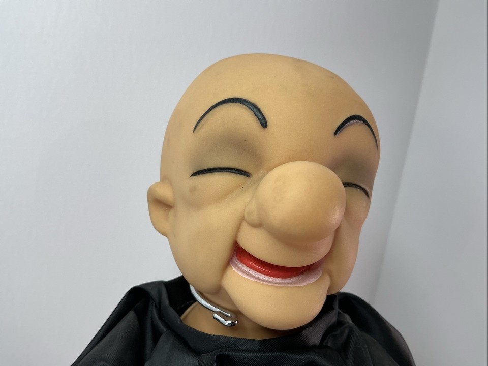 Vintage Mr MAGOO 1989 Plush Doll with Vinyl Head 13’’ Tall RUBBER HEAD ...