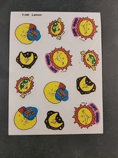 Vintage Trend Scratch And Stiff Stickers Lemon Scent T-146 Matte