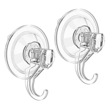  Wreath Hanger, Large Suction Cup Wreath Hooks, Heavy Duty, 22 LB Capacity, 8