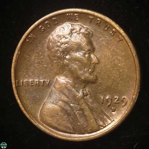 1929-D Lincoln Wheat Cent - AU Details