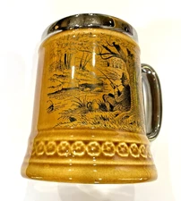 Lord Nelson Pottery Fishing Scene Mug Tankard England
