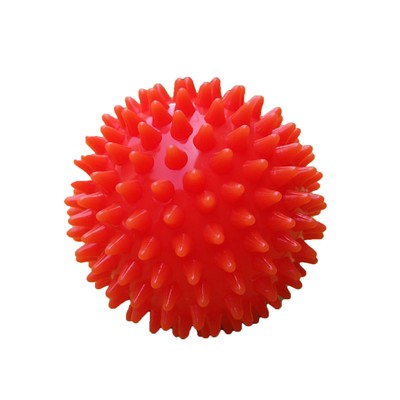 (Orange) 7 5 Cm PVC Spiky Hard Massage Ball Trigger Point Sport Hand Fuß Sch BAK