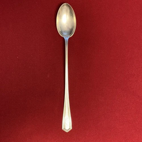 Sterling Silver Iced Teaspoon In Pattern Brandon By International