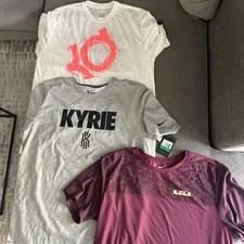 Kevin Durant KD LBJ The King Kyrie NBA Nike Bundle Dri-Fit BOGO Sz XL FREE New