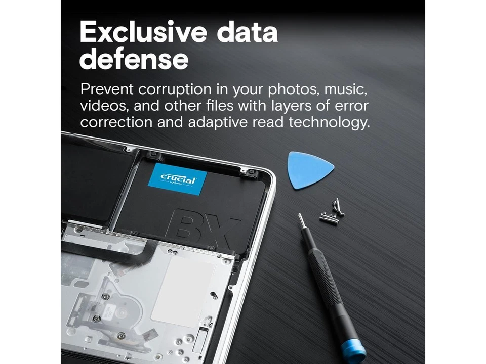 Crucial BX500 1TB 3D NAND SATA 2.5-Inch Internal SSD, up to 540 MB/s - - Image 3 of 4