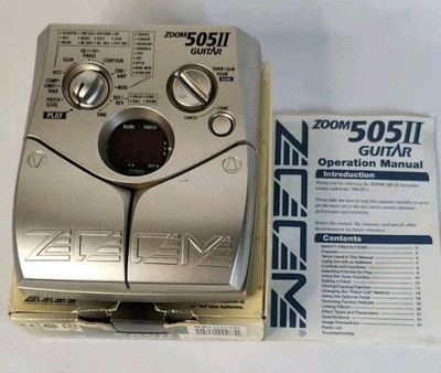 Zoom 505II Guitar Compact Multi-Series Analog Effects Pedal Japan