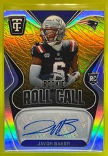 2024 Certified Javon Baker Rookie Signatures Gold /10 #RS-JBR RC Auto Patriots