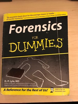 Forensics for Dummies - Large Paperback Book by D. P. Lyle, MD | eBay
