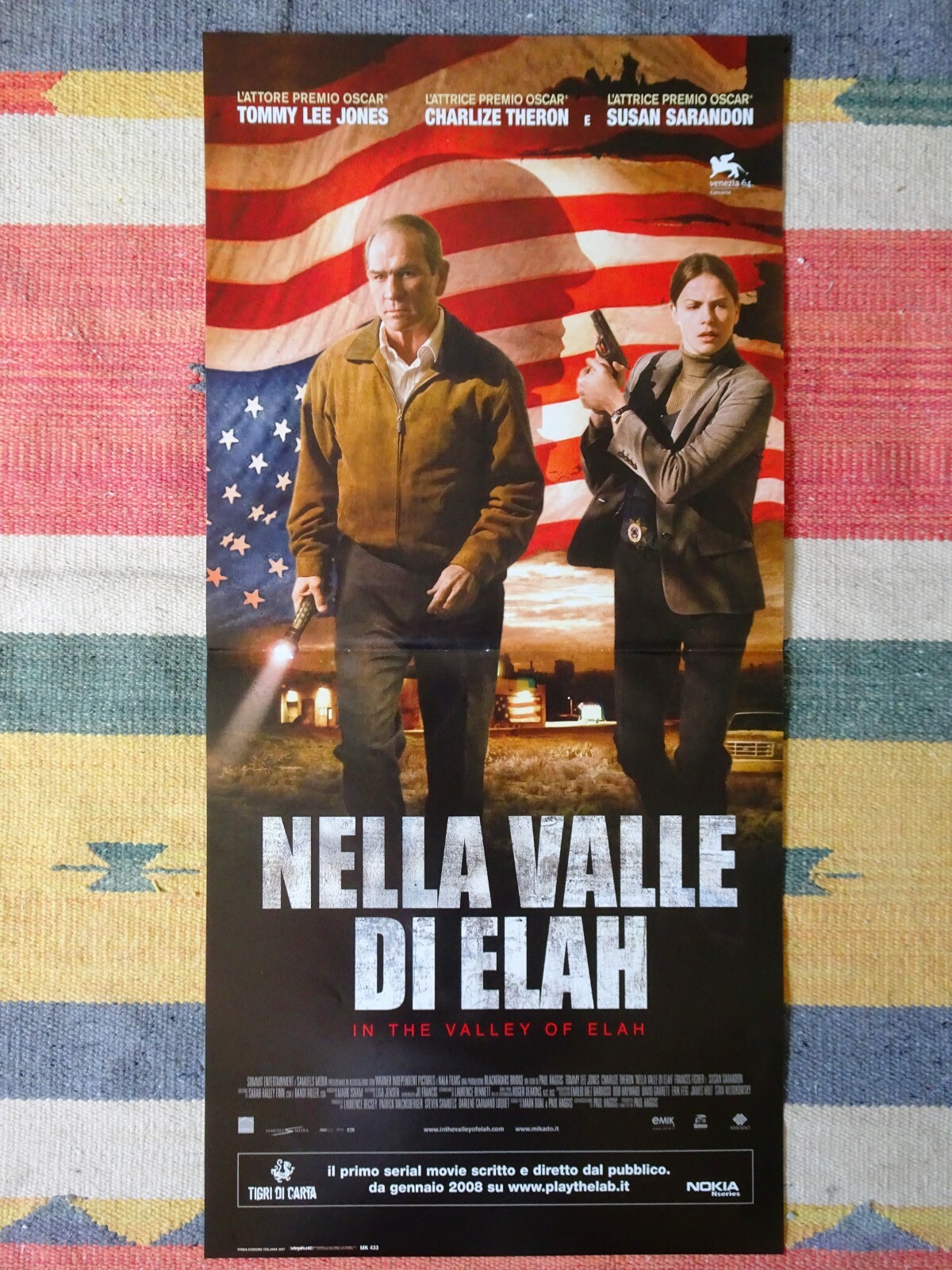 Locandina originale film Nella valle di Elah (2008) - Regia di Paul Haggis